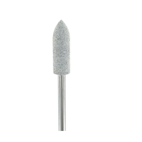 Abrasivo Silicone Ogiva com Perno Branco